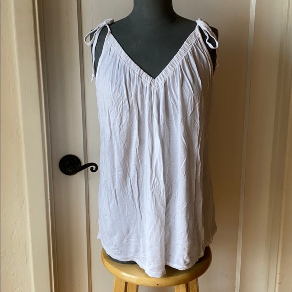 ANTHROPOLOGIE SPAGHETTI TIE TOP